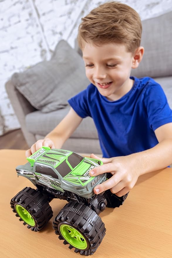 Exploding Monster Truck Toy with Explosive Crash Sounds and Lights, Smash It Up Again and Again, Monster Truck Toys for Boys Kids Ages 3, 4-7 & Above | Toddler Toys for 3 Year Old Boys Gift