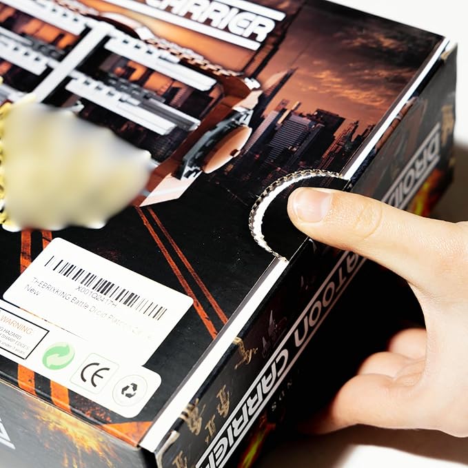 58-Piece Battle Droid Platoon Carrier Attack Craft with 2 Droideka, Building Blocks Compatible with Major Brands, Battle Soldiers Action Figures with Weapons, Clone Army Building Kit for Star Fans