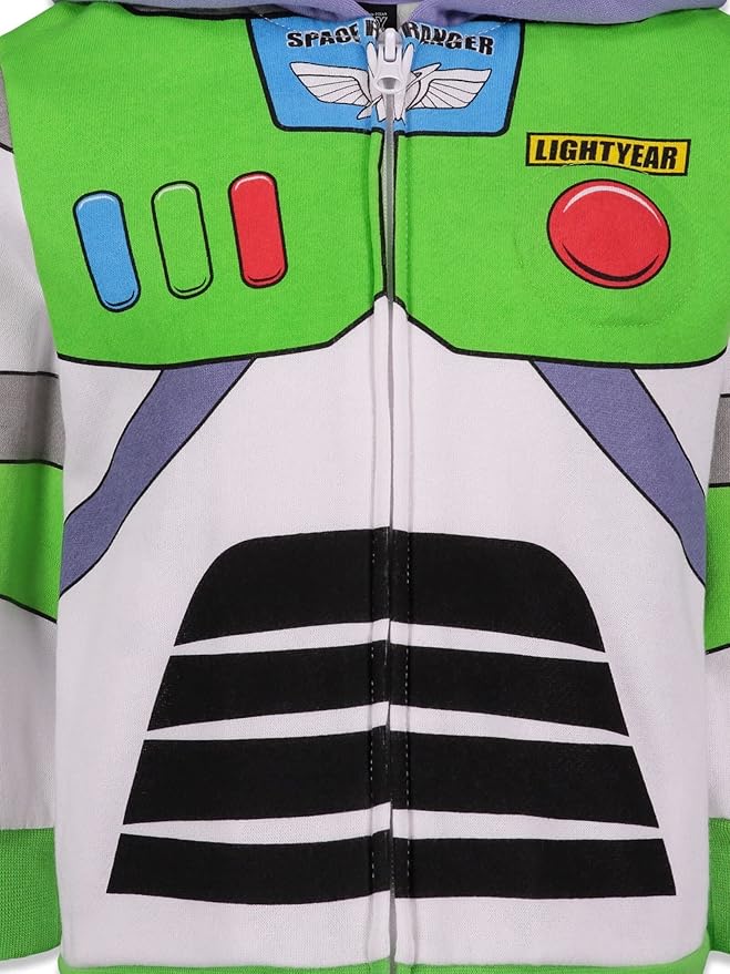 Disney Pixar Toy Story Fleece Zip Up Hoodie Toddler to Big Kid Sizes (2T - 10-12)