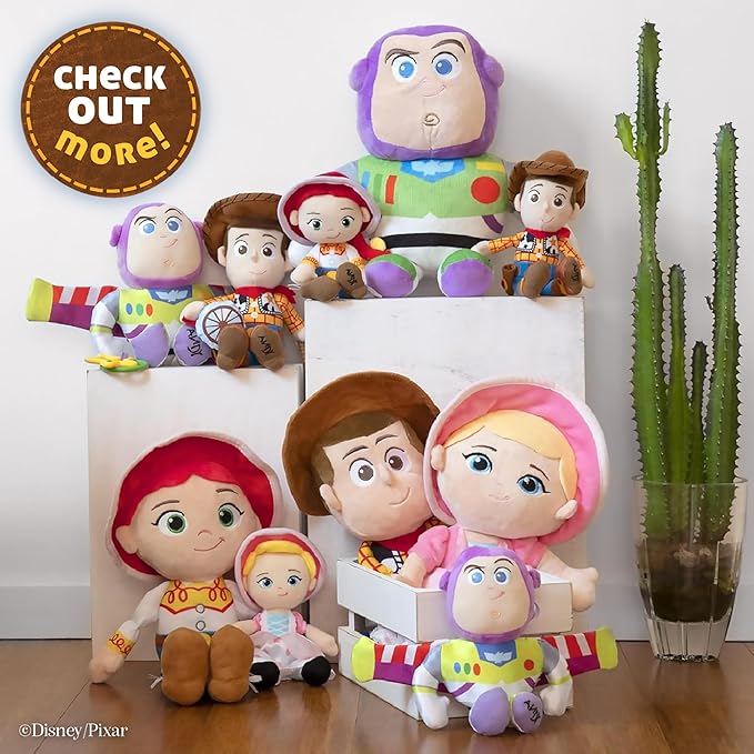 KIDS PREFERRED Disney Pixar Toy Story Woody Toy Cuteeze Extra Soft Plush Stuffed Animal Toy for Baby and Toddler Boys and Girls 12 Inch Size