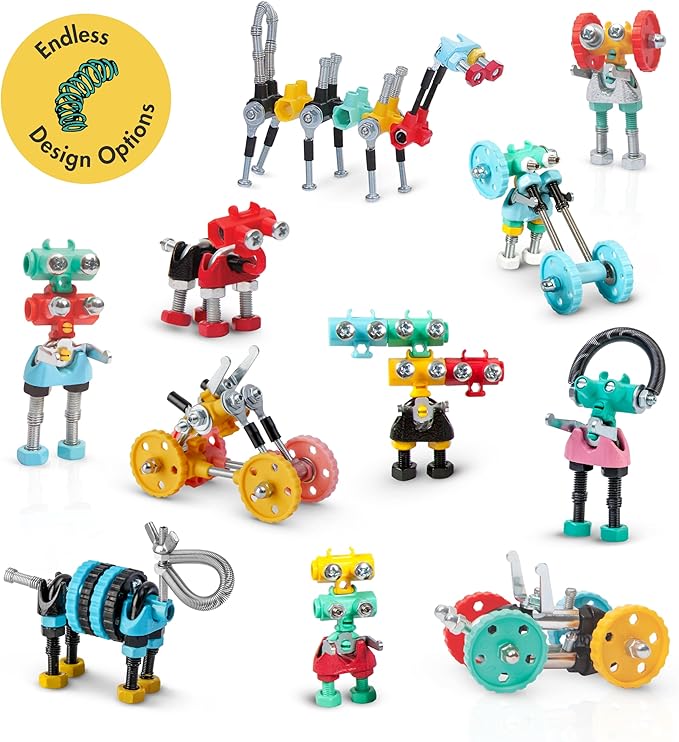 Family Kit – 1000+ PCS STEAM Building Toys for Kids Ages 6-9+, Educational Construction Set for Group Play & STEM Classroom, Creative Birthday Gift