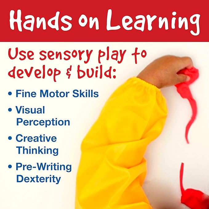 Faber-Castell Little Creatives Super Soft Modeling Dough - 12 Colors: Classic & Neon + Sculpting Tools, Learn & Play Non Toxic Playdough Kit for Toddlers, Preschool Ages 3+