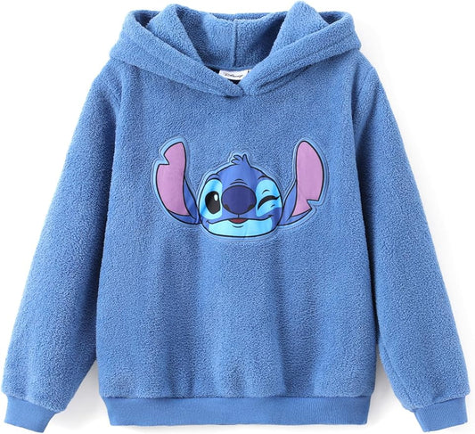Disney Lilo & Stitch Minnie Mickey Spiderman Frozen Elsa Boys/Girls Hoodie Sweatshirt Graphic Pullover Tops Toddler-Big Kid