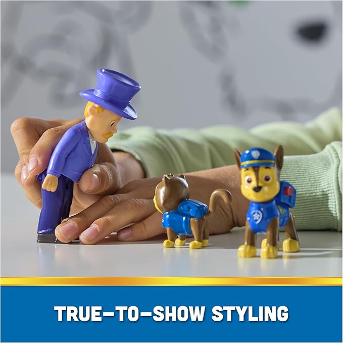 Paw Patrol Chase & Humdinger Figures Set, Kids Toys for Boys and Girls Ages 3 and Up