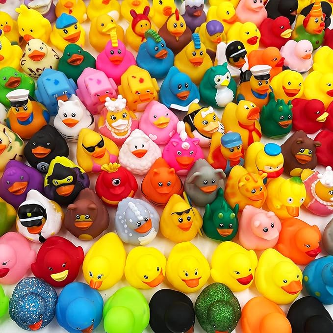 88 Pack Rubber Duck for Jeep Bath Toy Assortment Bulk Floater Duck for Kids Baby Showers Accessories Party Favors Birthdays Bath Time and More