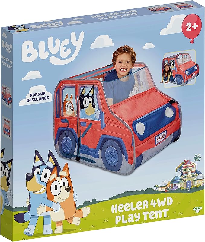 Bluey Heeler 4WD Pop Up Play Tent