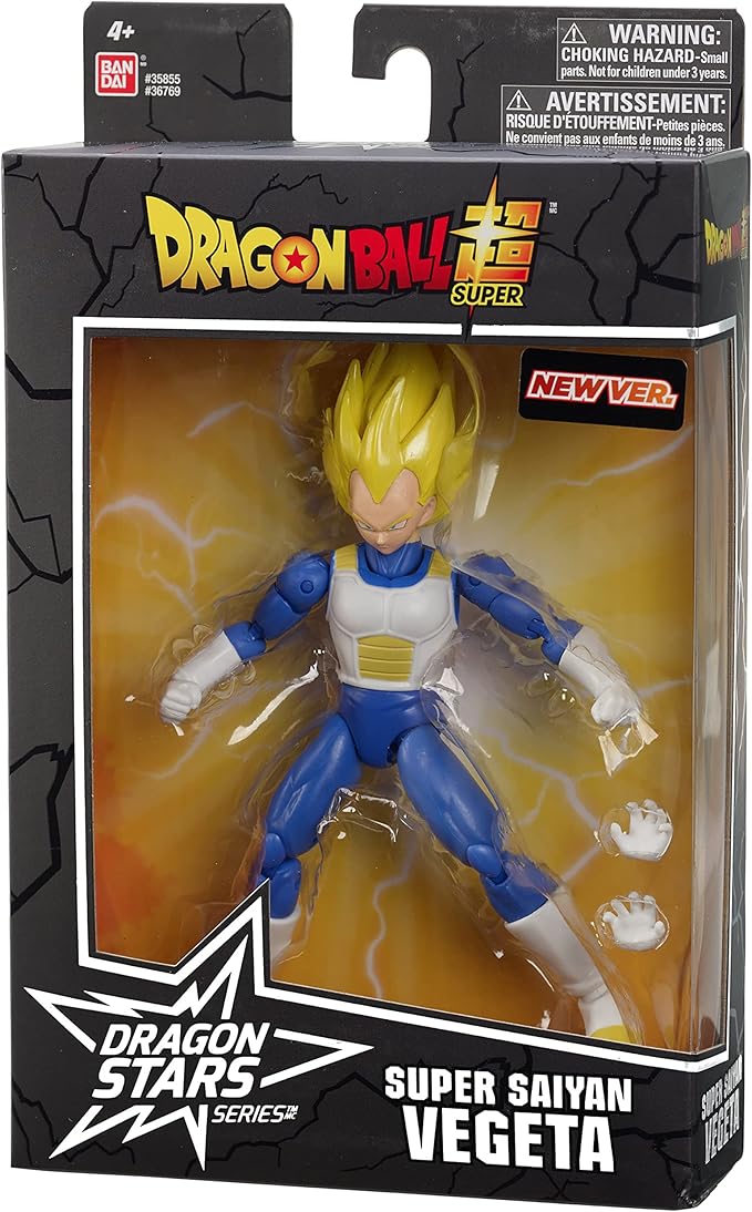 Dragon Stars Series - Dragon Ball Super - Super Saiyan Vegeta (Ver. 2), 6.5" Action Figure