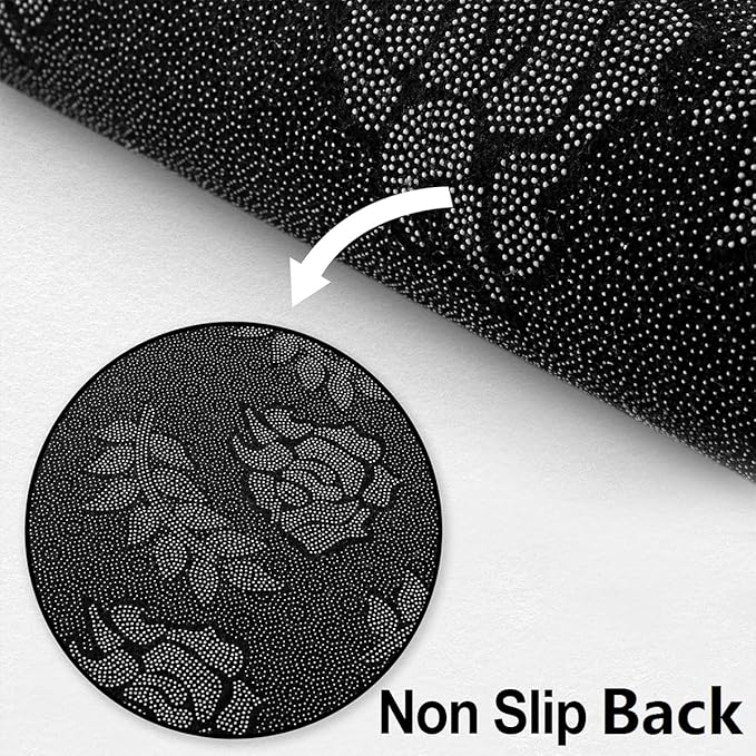 Abstract Retro Floral Area Rug 5x7 Colorful Vintage Flower Power Rug for Girls Teen Women 60S 70S Hippie Carpet Geometric Garden Botanical Psychedelic Washable Living Room Rugs