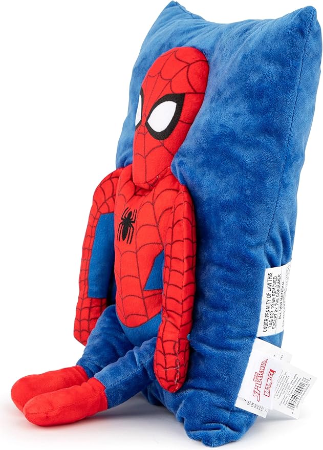 Jay Franco Marvel Spiderman 3D Snuggle Pillow - Super Soft – Measures 15 Inches (Official Marvel Product)