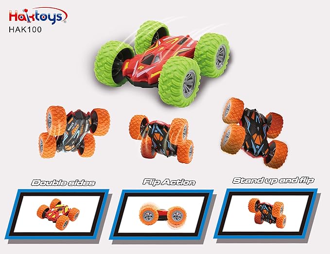 Mini RC Stunt Car – Double Sided Rechargeable Remote Control Toy, AWD Radio Control Flip Car for Boys Girls Kids