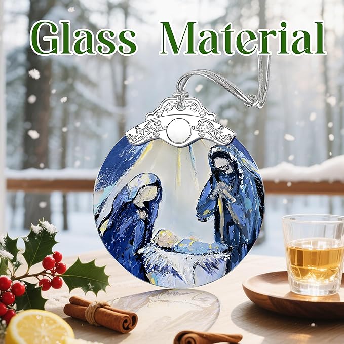 Nativity & Christian Christmas Ornaments: Christmas Tree Decorations, Faith-Filled Holiday Decor, Stocking Stuffers, Gift Ideas, Xmas Gift, Gifts for Christians & Gifts for Religious People