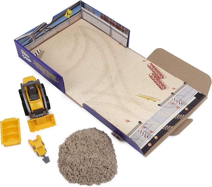 Kinetic Sand, Dig & Demolish Playset with 1lb Play Sand & Toy Truck, Sensory Toys for Kids Ages 3 and up