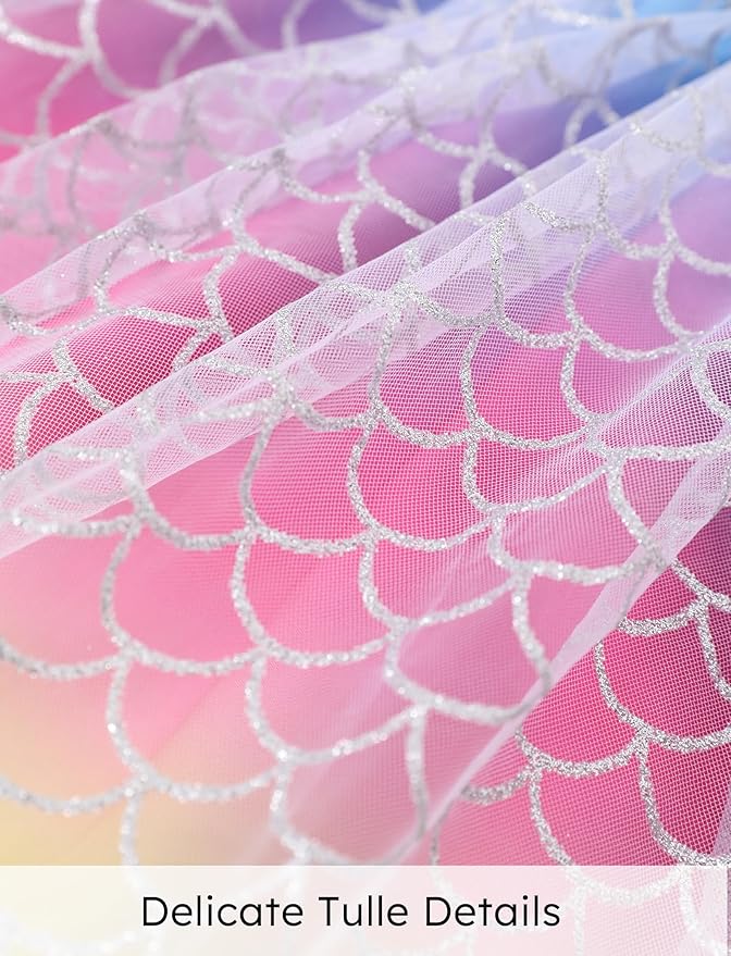 Peppa Pig Toddler Girls Dress for Fall Long Sleeve Tutu Dresses for Birthday Party Tulle Princess Dress Little Girl Size 2-6T