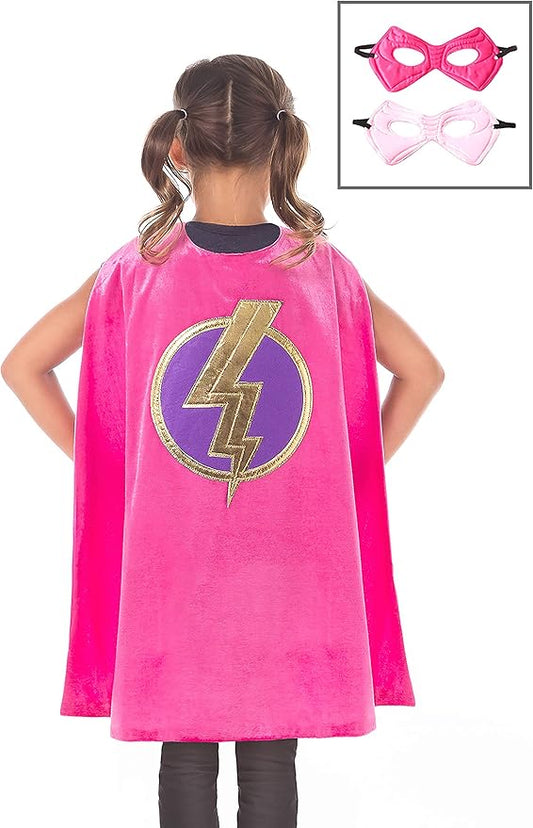 Little Adventures Super Hero Cape & Mask Set Costumes Age 3-8