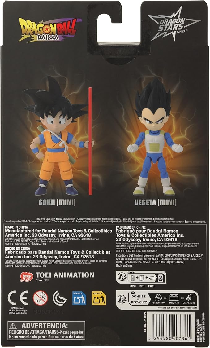 Dragon Stars Series - Dragon Ball DAIMA - Vegeta [Mini], 5" Action Figure