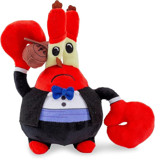 Nickelodeon Spongebob Squarepants Mr. Krabs World's Smallest Violin 10-Inch Collector Plush Toy, Large Soft Stuffed Animal