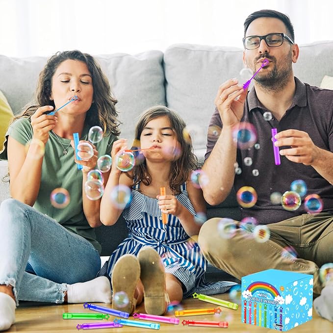 Bulk Mini Bubbles Party Favors for Kids 100-300 Pack, Small Christmas Birthday Pinata Goodie Bag Stuffers Fillers Non Candy Treats for Toddlers, Bulk Toys Prizes Rewards for Carnival Games, Wedding