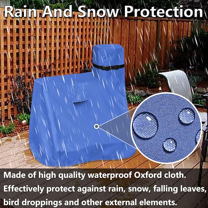 Kids Water Table Cover for Step2 Pump & Splash Discovery Pond Water Table, Outdoor UV, Fade-resistant, Wind and Dust Protection Toddlers Water Activity Table Cover(Blue)