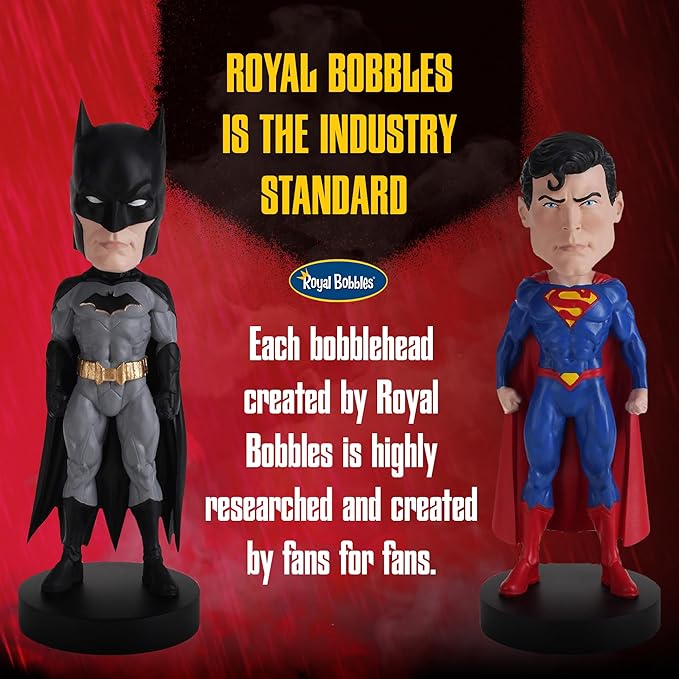 Royal Bobbles DC Comics Batman - 6 Inches Tall – Collectible Bobblehead Statue