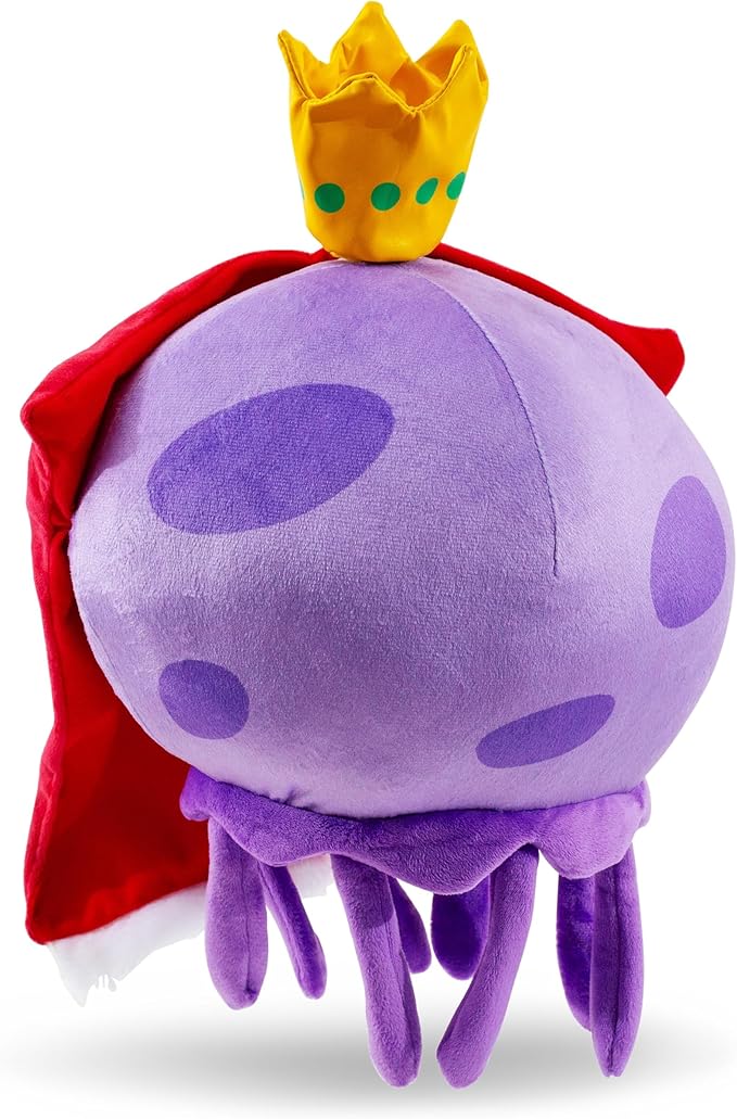 Nickelodeon Spongebob Squarepants King Jellyfish 10-Inch Collector Plush Toy, Large Soft Stuffed Animal