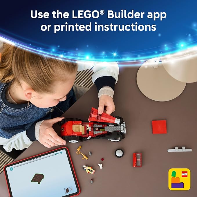 LEGO Disney Cruella De Vil’s Car Building Toy - 101 Dalmations Pretend Play Vehicle Building Set for Girls & Boys, Ages 9+ - Gift for Christmas - 43277