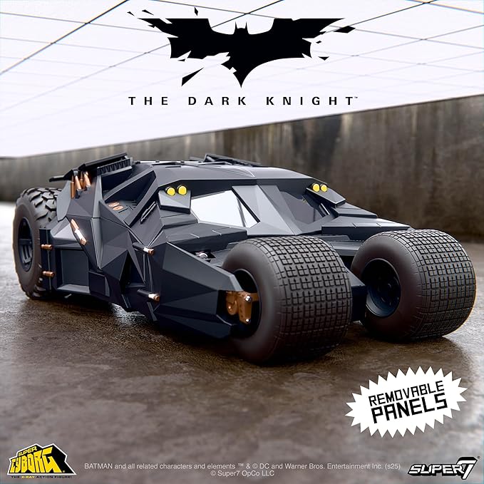 Super7 Batman Super Cyborg - Batmobile Tumbler (Full Color) Action Figure