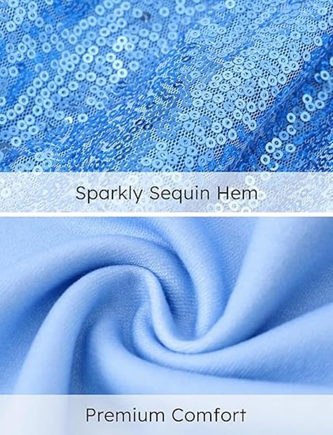 Disney Stitch Minnie Elsa Princess Sweatshirt Dress Toddler Girl Sequin Long Sleeve Pullover Clothes Fall Outfit 2-9 Years