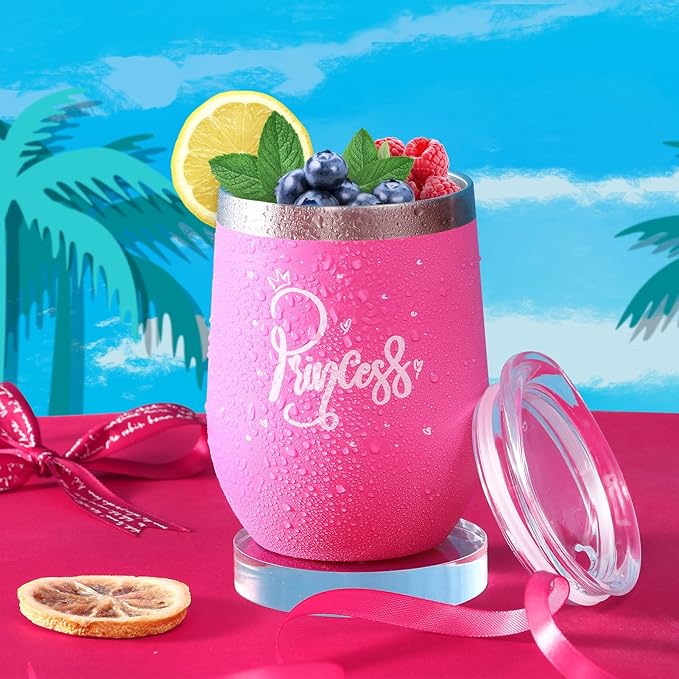 Golray Princess Gifts for Girls Toys Aged 4 5 6 7 8 9 10 Years Old, My First Purse with Pretend Play Accessories Handbag/Sunglasses/Diary/Water Bottle, Kid Teen Girl Stuff Birthday Toy