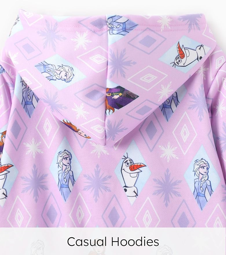 Disney Frozen Stitch Princess Minnie Mickey Spiderman Girls/Boys Zip Up Hoodie Fall Zipper Sweatshirt Jacket Toddler-Big Kid