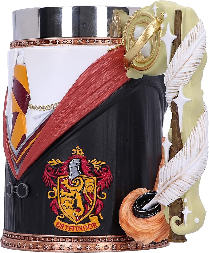 Nemesis Now Harry Potter Collectible Tankard, Hand-Painted Resin Beer Mug with Removable Insert, Harry Potter Merch 15.5cm - Hermione