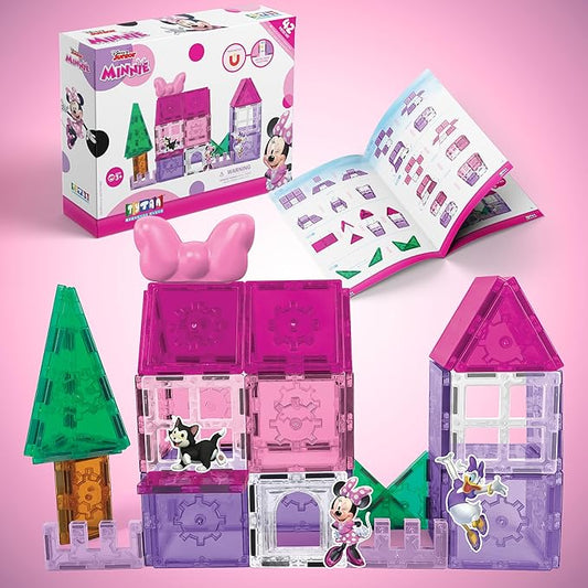 Tytan Disney Junior Minnie Mouse Magnetic Tile Set – 42-Piece