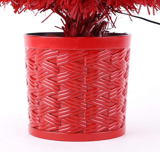 Christmas Concepts® 36" Fibre Optic LED American Flag Christmas Tree - USA Red, White & Blue Christmas Decorations - Indoor & Outdoor Use