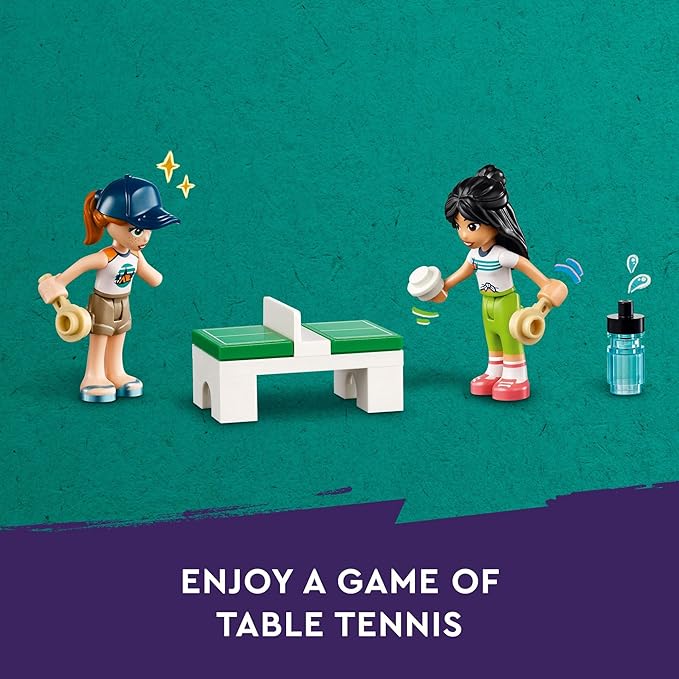 LEGO Friends Adventure Camp Water Sports Outdoor Toy Building Set, Pretend Play Gift Idea for Girls and Boys Ages 7 Years and Up, Camping Toy with 3 Mini Doll Characters and a Bear Figure, 42626