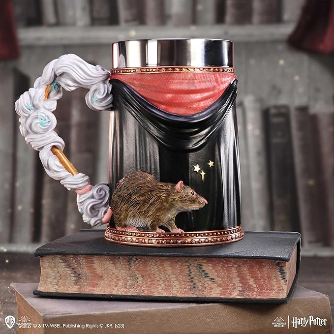 Nemesis Now Harry Potter Collectible Tankard, Hand-Painted Resin Beer Mug with Removable Insert, Harry Potter Merch 15.5cm - Ron