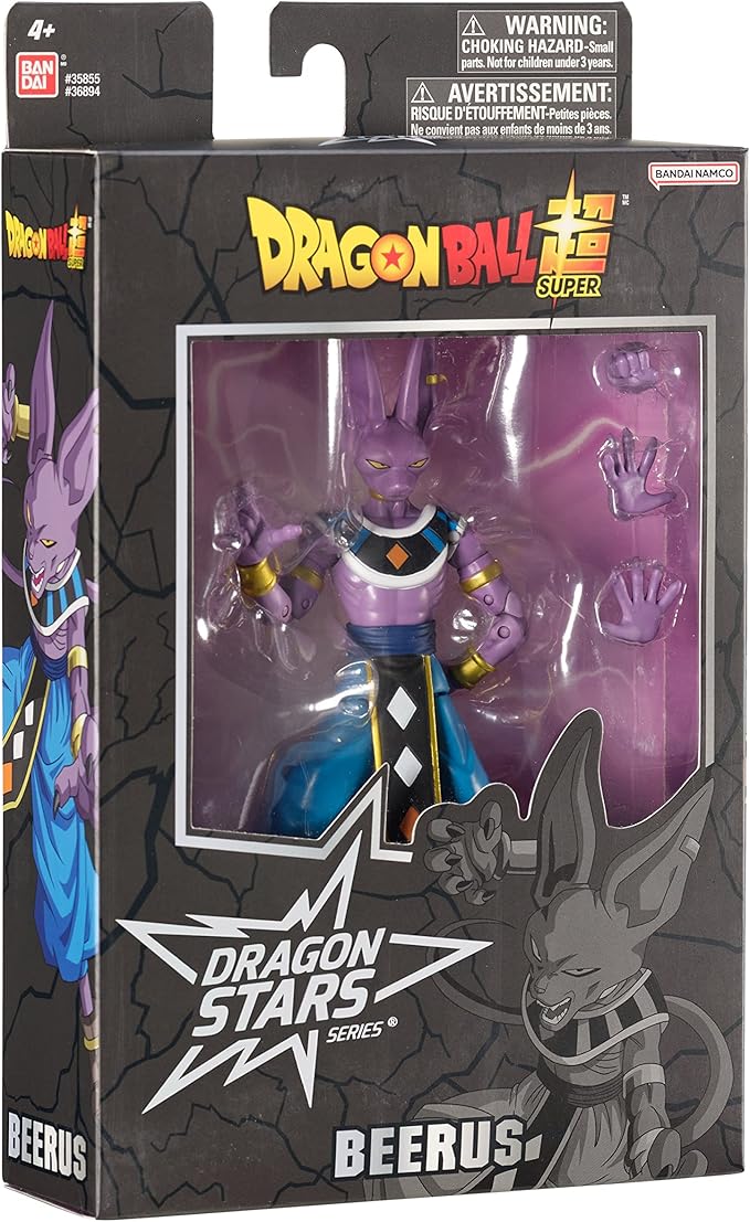 Dragon Stars Series - Dragon Ball Super - Beerus Version 2, 6.5" Action Figure