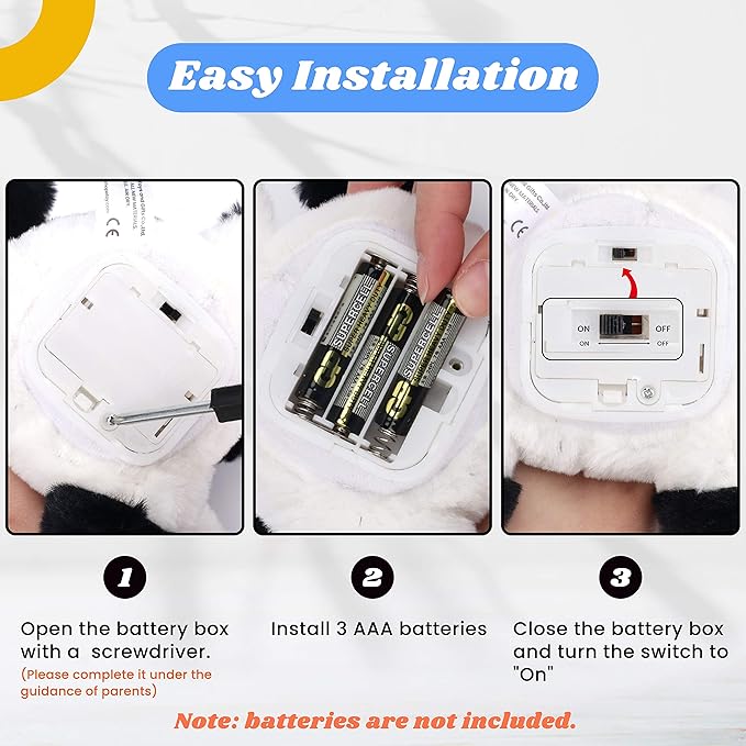 Hopearl Talking Husky Repeats What You Say Shaking Head Electric Interactive Animated Toy Speaking Plush Buddy Birthday Festival for Toddlers, 7.5''