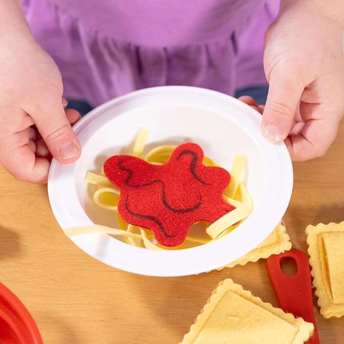 Melissa & Doug Prepare & Serve Pasta Play Food Set