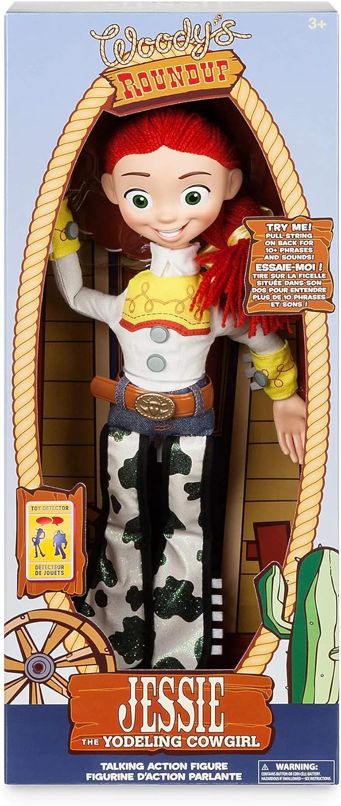 Disney Store Official Jessie Interactive Talking Action Figure from Toy Story, Features Sounds and Phrases from The Movies, Interacts with Other Figures and Toys