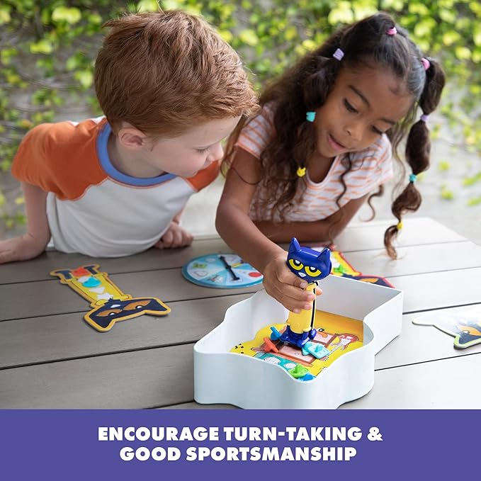 Educational Insights Pete The Cat I Love My Buttons Game - Preschool Board Games for Kids, Toddler Fine Motor Skills, Color Matching Kids Games and Fun Gifts for Girls and Boys Ages 3+