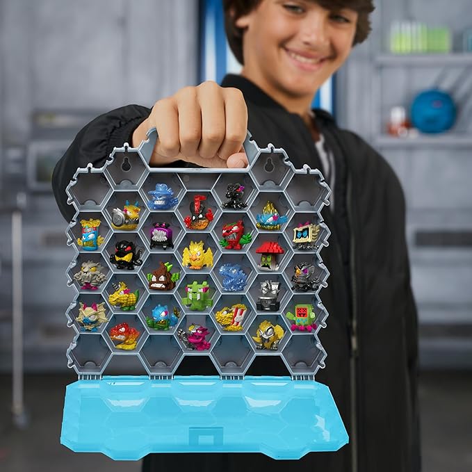 MRBEAST LAB MrBeast Hive Collector Pack Holds 70+ Micro Beasts, with 26 Micro Beasts Including 2 Exclusive Glow-in-The-Dark Swarms, 26 Stickers and 2 Fusion Caps to Continue to Build Out Your Own