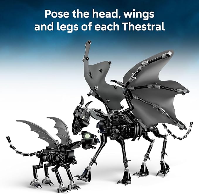 LEGO Harry Potter Thestral Family Building Toy - Pretend Play for Kids, Boys and Girls, Ages 10+ - Collectible Harry Potter Poseable Action Figures - Gift Idea for Christmas - 76458