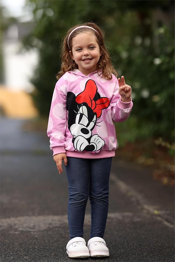 Disney Lilo & Stitch Minnie Mickey Spiderman Frozen Elsa Boys/Girls Hoodie Sweatshirt Graphic Pullover Tops Toddler-Big Kid