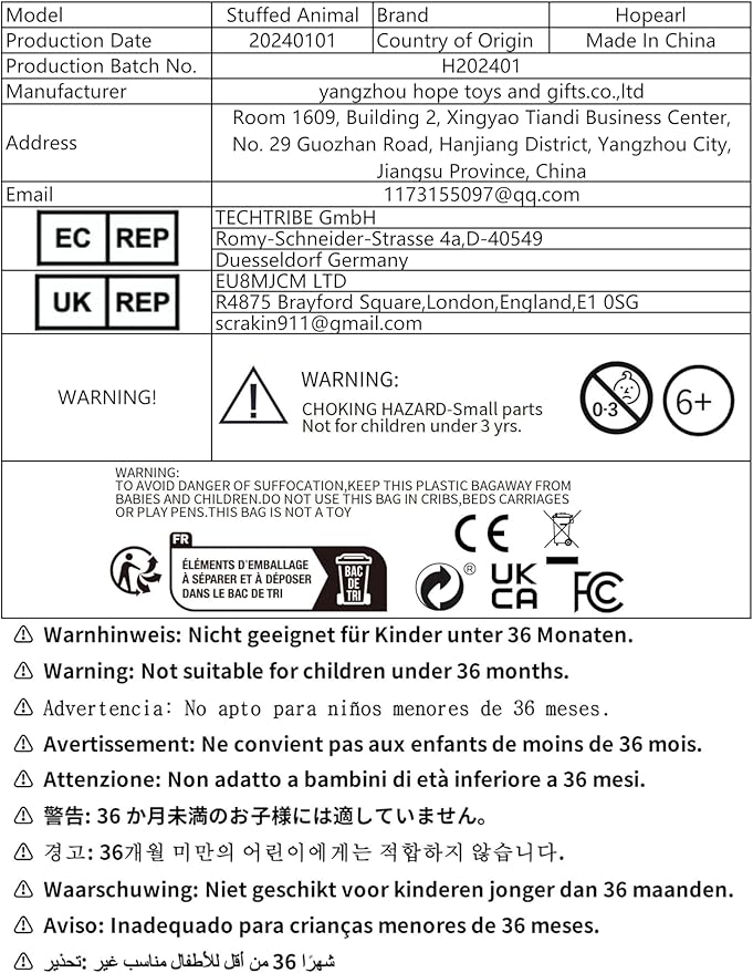 Hopearl LED Musical Stuffed Husky Lighting Up Singing Plush Dog Adjustable Volume Lullaby Animated Soothe Birthday Festival for Kids Toddler Girls, Gray, 12''