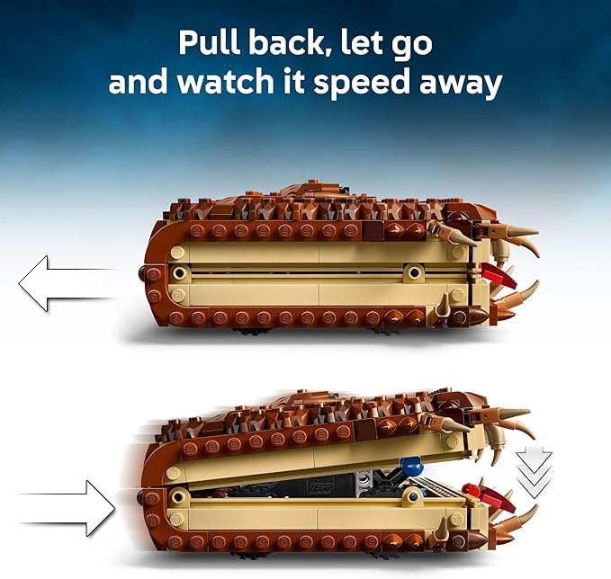 LEGO Harry Potter Chomping Monster Book of Monsters Kids Toy - Pretend Play Set for Boys and Girls, Ages 9+ - Collectible Neville Longbottom Minifigure- Gift Idea for Birthdays and Book Lovers - 76449