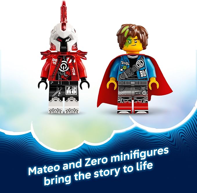 LEGO DREAMZzz Mateo’s Fire Chameleon Building Toy - Pretend Play Set for Kids, Ages 7+ - Storytelling Toy for Boys & Girls - 2 Construction Modes for Pretend Play - Gift Idea for Birthdays - 71492