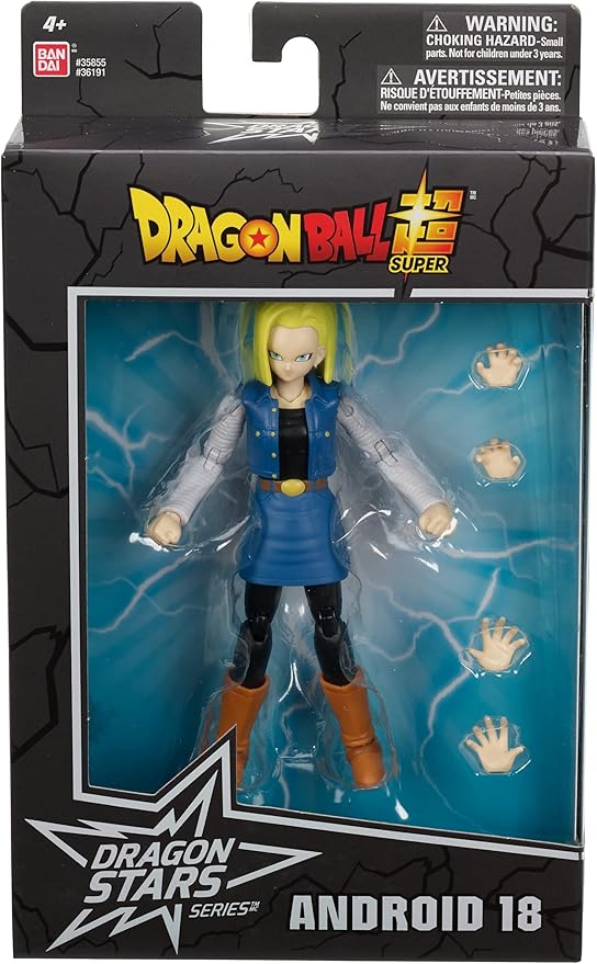 Dragon Ball Super - Dragon Stars - Android 18, 6.5" Action Figure