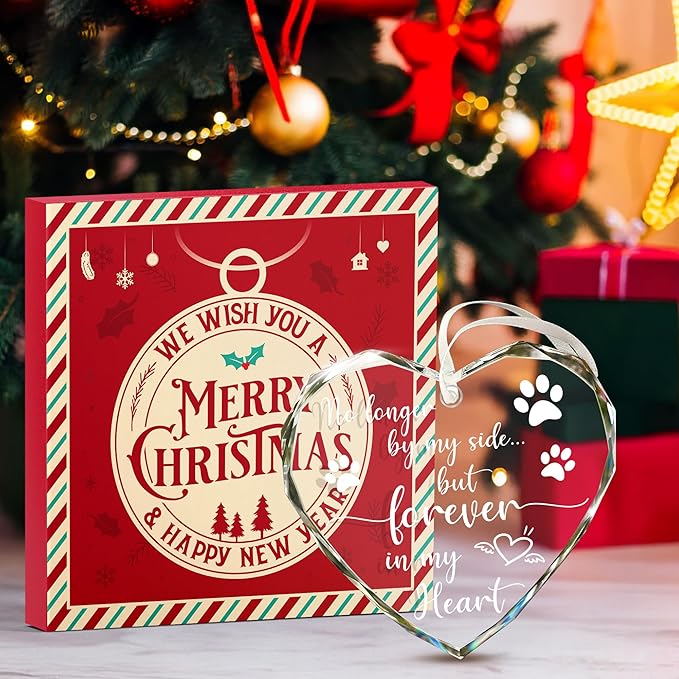 Pet Memorial Ornament for Christmas Tree - Unique Ornaments for Memory Keepsake - Ideal Gifts for pet Memorials - Pet Loss Gifts - A Ornament Reminder of Puppy Memories