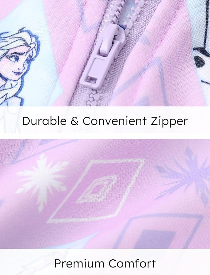 Disney Frozen Stitch Princess Minnie Mickey Spiderman Girls/Boys Zip Up Hoodie Fall Zipper Sweatshirt Jacket Toddler-Big Kid