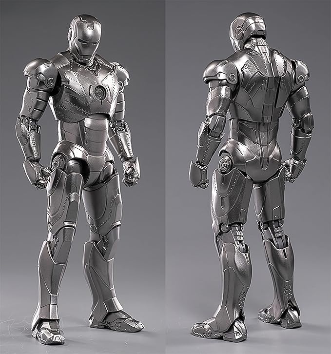 OVONNI 7 Inch MK2Ironman(1/10 Scale) Action Figure,Exquisite Painting Collectible Figure with Lots of Accessories