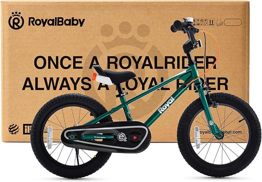 RoyalBaby Kids Bike Freestyle Classic & EZ Balance Pedal Switchable Bicycle, 12 14 16 18 Inch, 3-10 Years Toddler to Big Kids